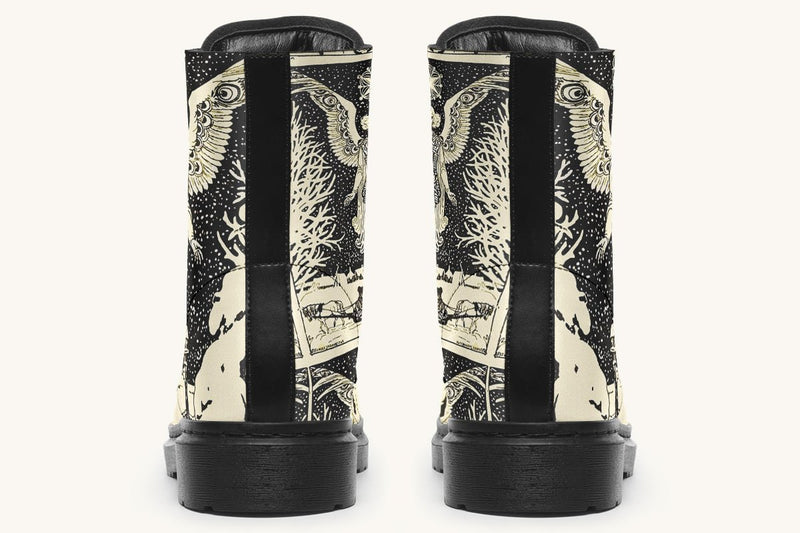 Call Upon the Star Cream Boots - Jaded Lament