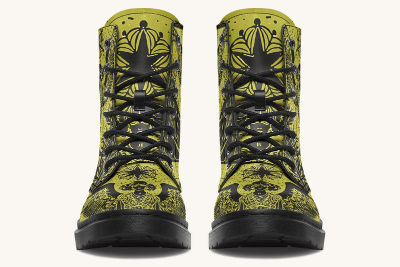 Call Upon the Star Green Black Boots - Jaded Lament