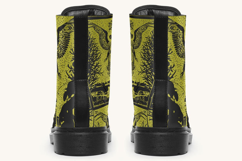 Call Upon the Star Green Black Boots - Jaded Lament