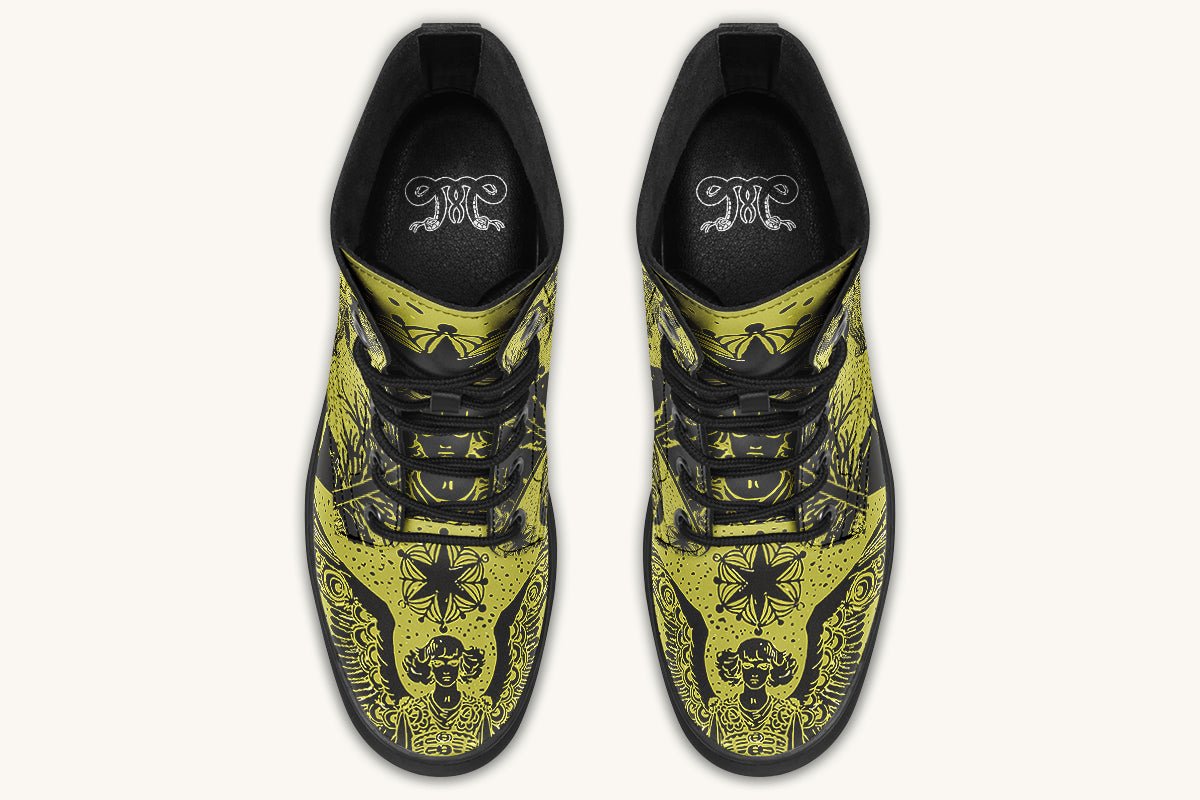 Call Upon the Star Green Black Boots - Jaded Lament