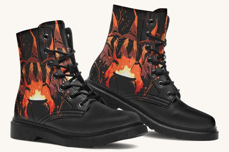 Double Double Toil And Trouble Boots - Jaded Lament