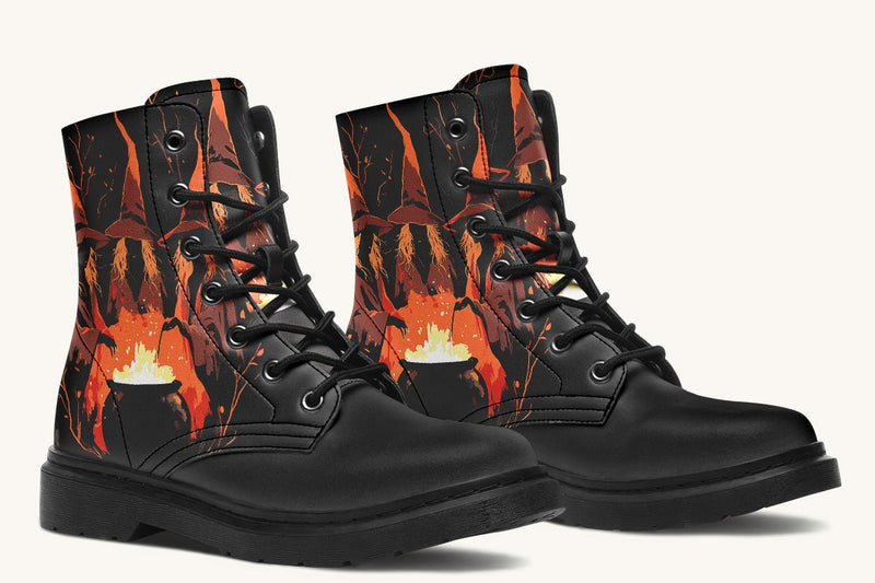Double Double Toil And Trouble Boots - Jaded Lament