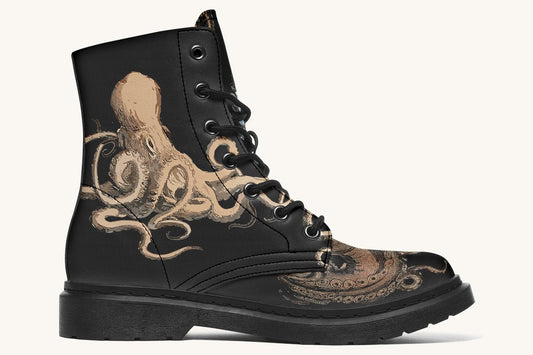 Kraken Unleashed Black Boots - Jaded Lament
