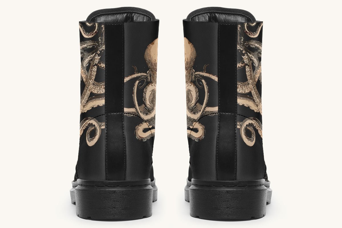 Kraken Unleashed Black Boots - Jaded Lament