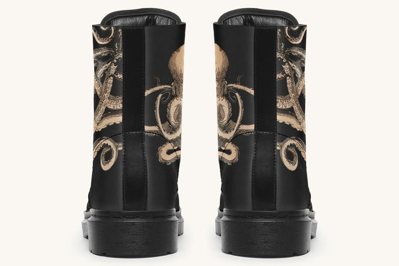 Kraken Unleashed Black Boots - Jaded Lament