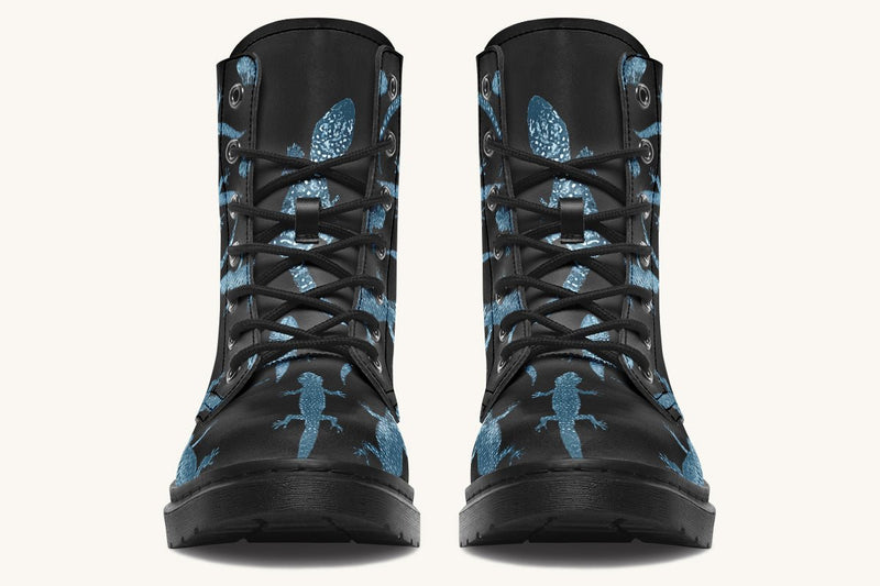 March of the Lizards Blue Black Boots - Jaded Lament