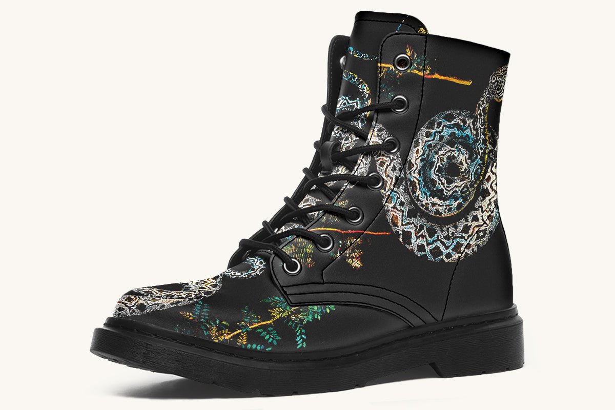 Serpent in Bloom Boots - Jaded Lament