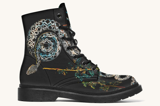 Serpent in Bloom Boots - Jaded Lament