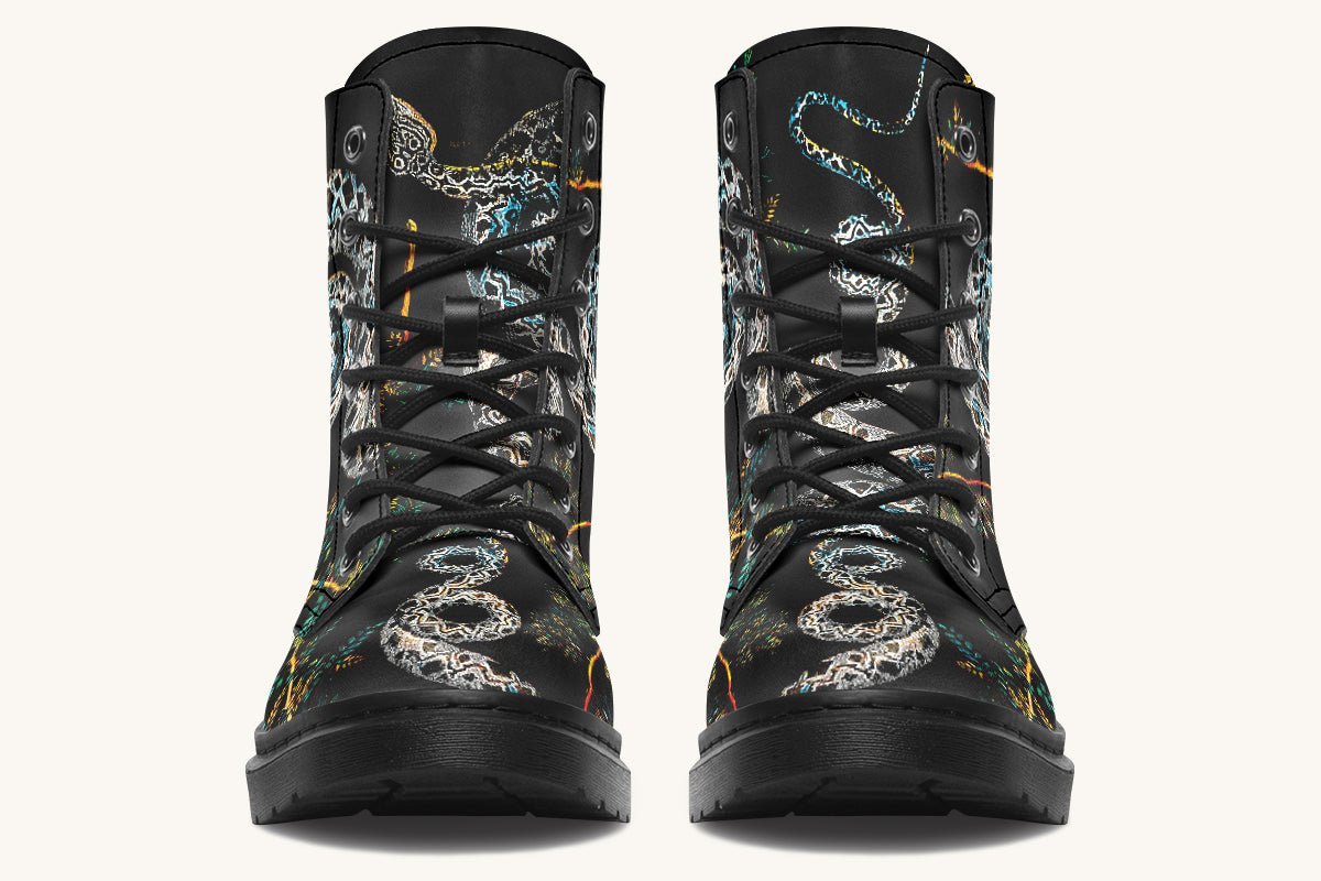 Serpent in Bloom Boots - Jaded Lament