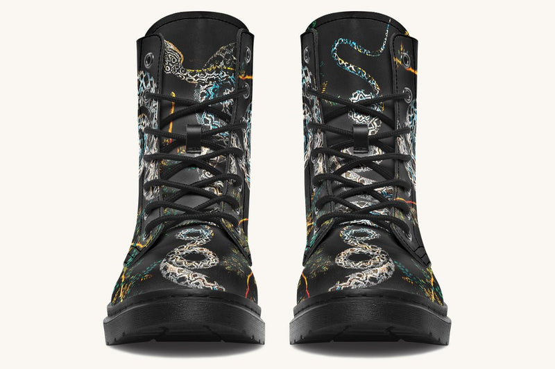 Serpent in Bloom Boots - Jaded Lament