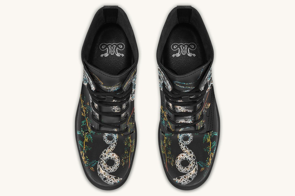 Serpent in Bloom Boots - Jaded Lament