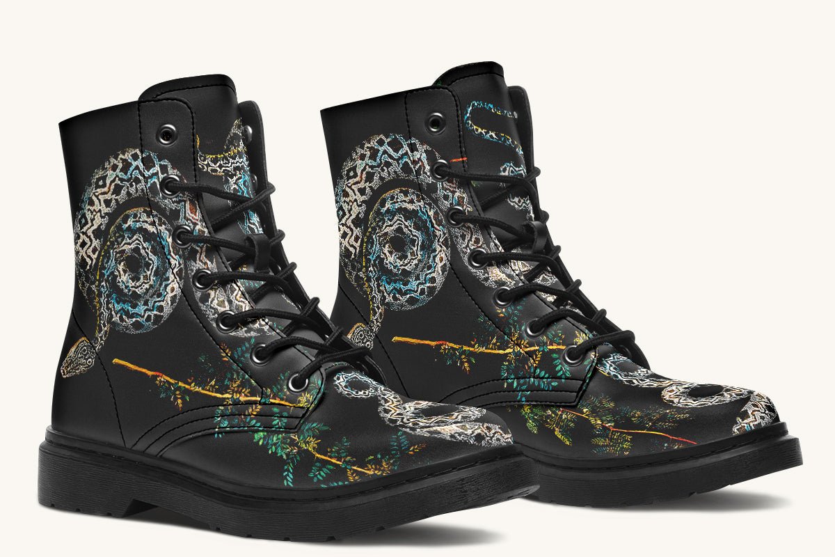 Serpent in Bloom Boots - Jaded Lament