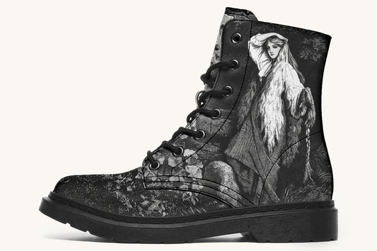 She Watched the Bones Sink Black Boots - Jaded Lament