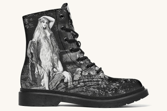 She Watched the Bones Sink Black Boots - Jaded Lament