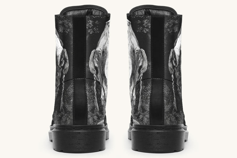 She Watched the Bones Sink Black Boots - Jaded Lament
