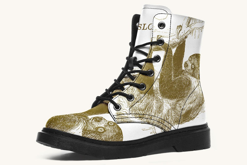 The Sloth Stays Brown White Boots - Jaded Lament