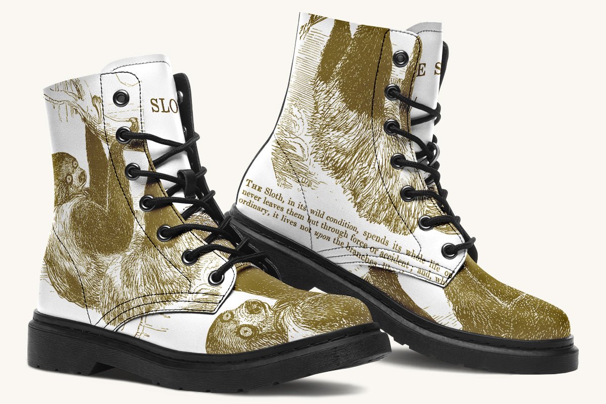 The Sloth Stays Brown White Boots - Jaded Lament
