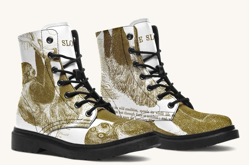 The Sloth Stays Brown White Boots - Jaded Lament