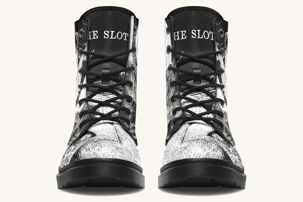 The Sloth Stays White Black Boots - Jaded Lament