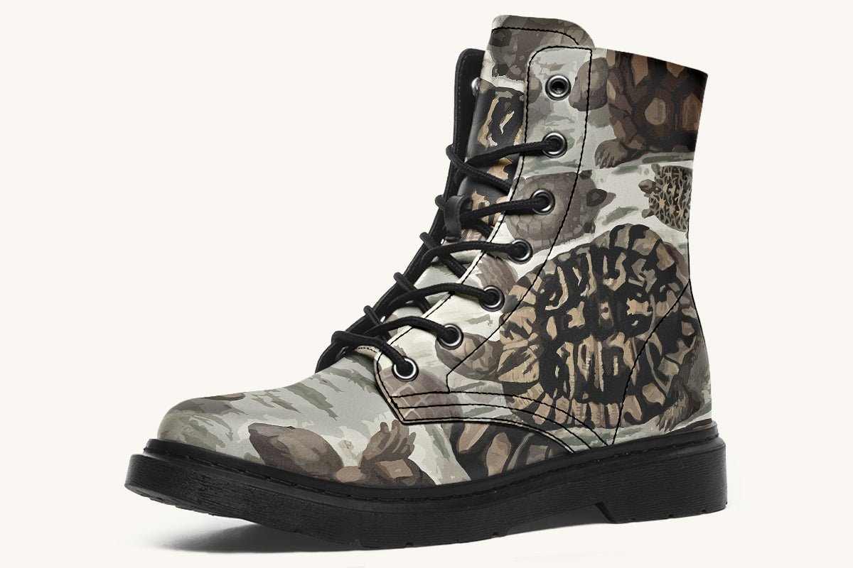 Turtle Time Desaturated Boots - Jaded Lament