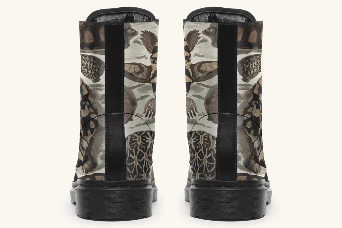 Turtle Time Desaturated Boots - Jaded Lament