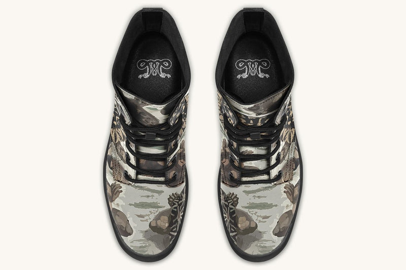 Turtle Time Desaturated Boots - Jaded Lament