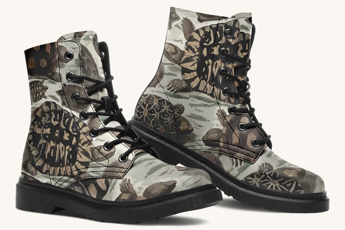 Turtle Time Desaturated Boots - Jaded Lament