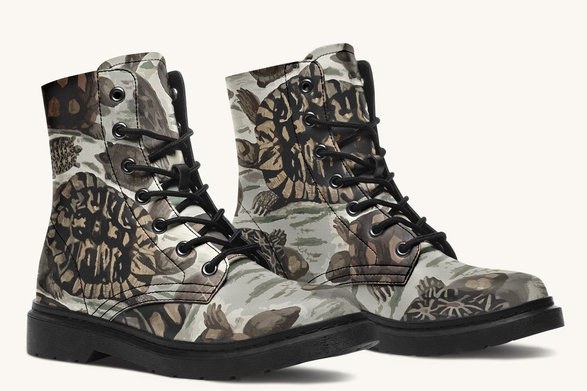 Turtle Time Desaturated Boots - Jaded Lament