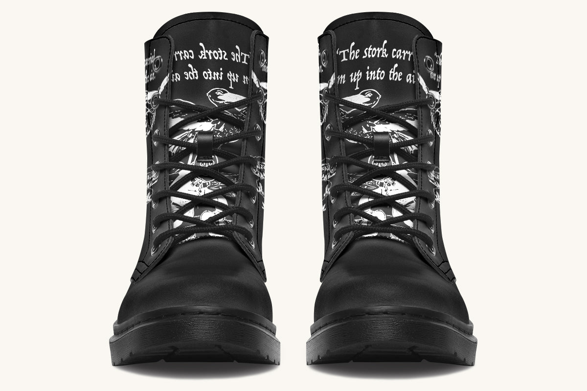 Woz Stork And Scarecrow Boots - Jaded Lament