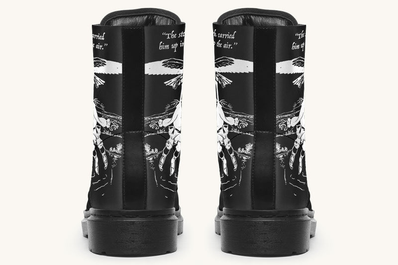 Woz Stork And Scarecrow Boots - Jaded Lament