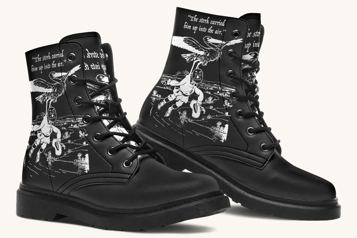 Woz Stork And Scarecrow Boots - Jaded Lament