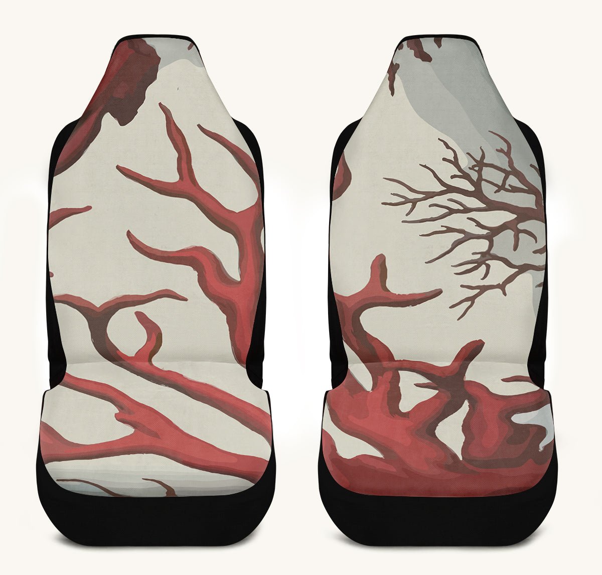 A Bloodroot Coral Sea Car Seat Cover - Jaded Lament