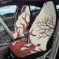 A Bloodroot Coral Sea Car Seat Cover - Jaded Lament