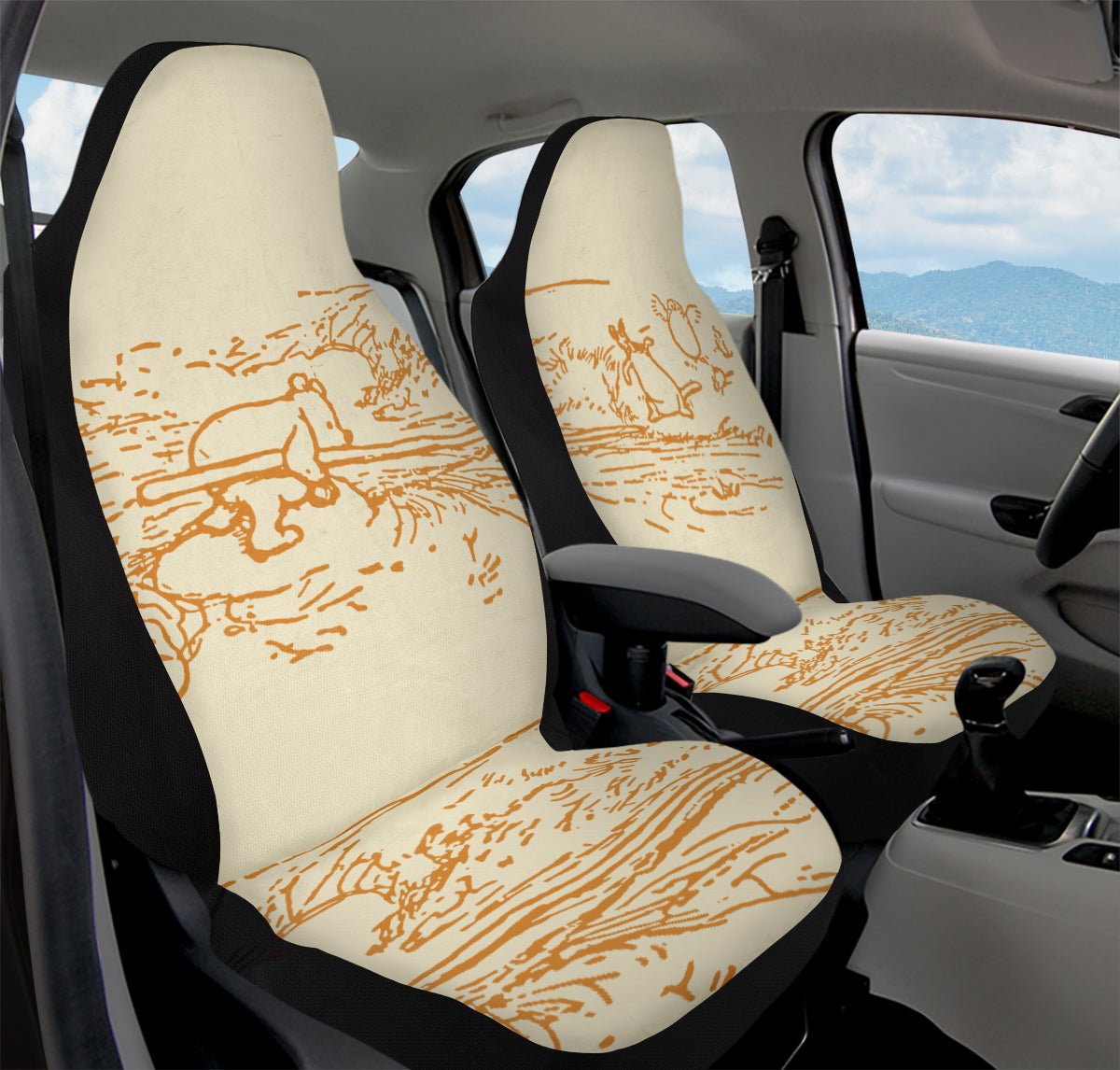 A Day With Friends Car Seat Cover - Jaded Lament