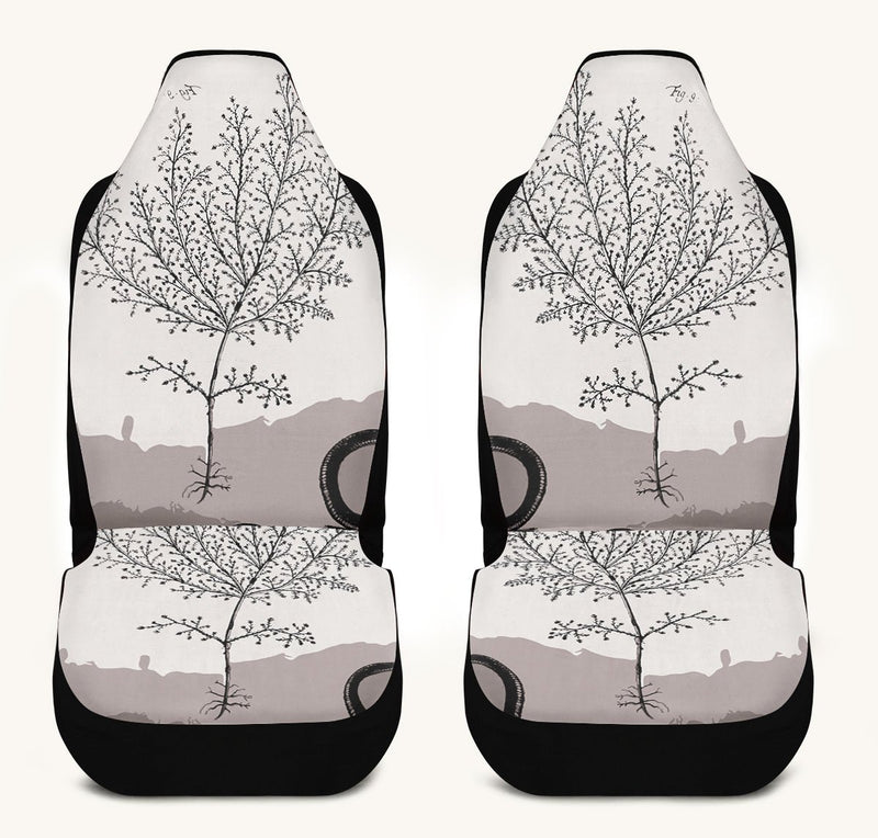 A Delicate Breath B W Car Seat Cover - Jaded Lament