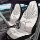 A Delicate Breath B W Car Seat Cover - Jaded Lament