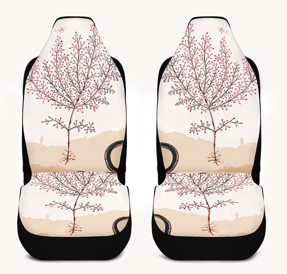 A Delicate Breath Red Car Seat Cover - Jaded Lament