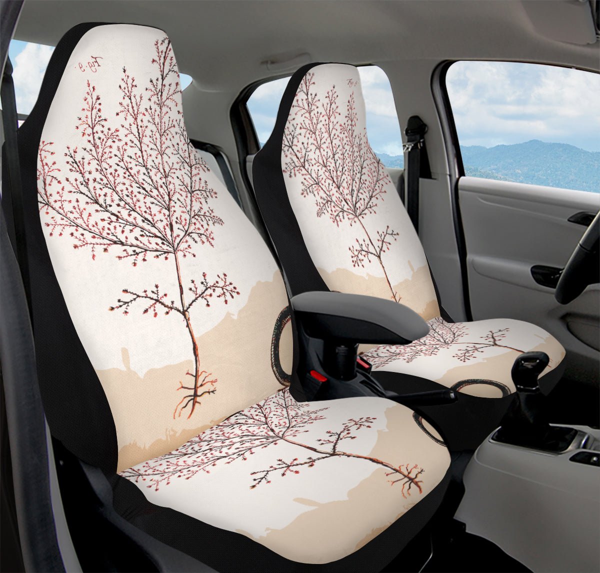 A Delicate Breath Red Car Seat Cover - Jaded Lament