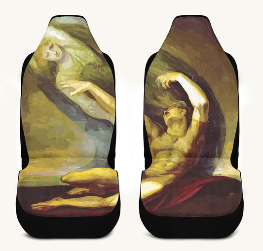 Achilles Weeps For Patroclus Car Seat Cover - Jaded Lament