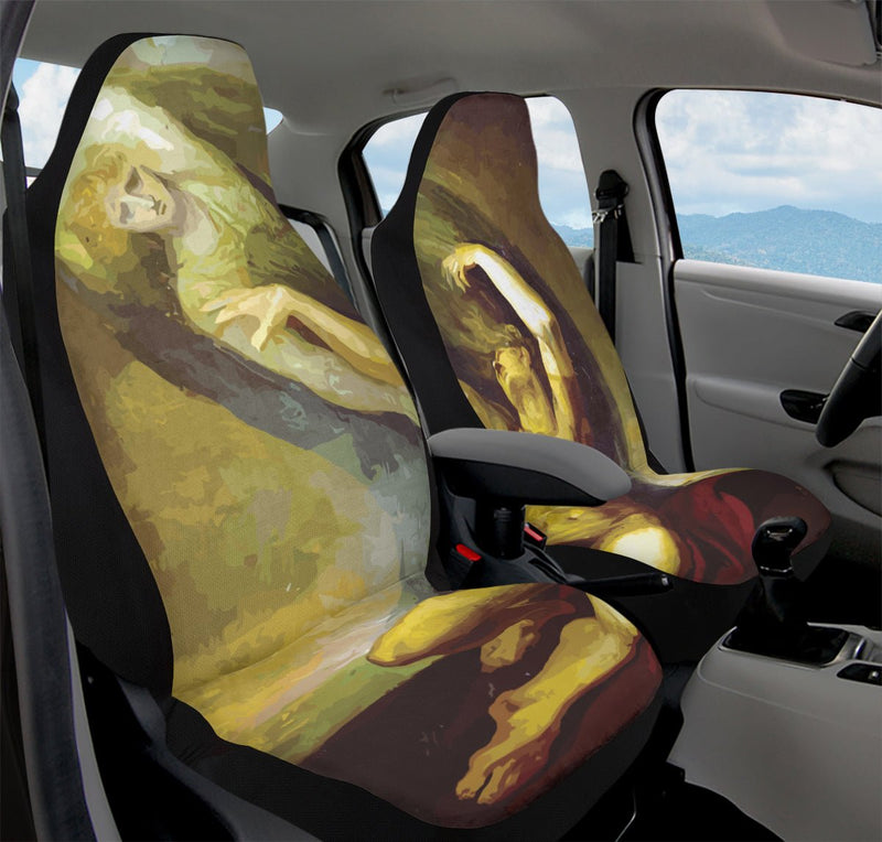 Achilles Weeps For Patroclus Car Seat Cover - Jaded Lament
