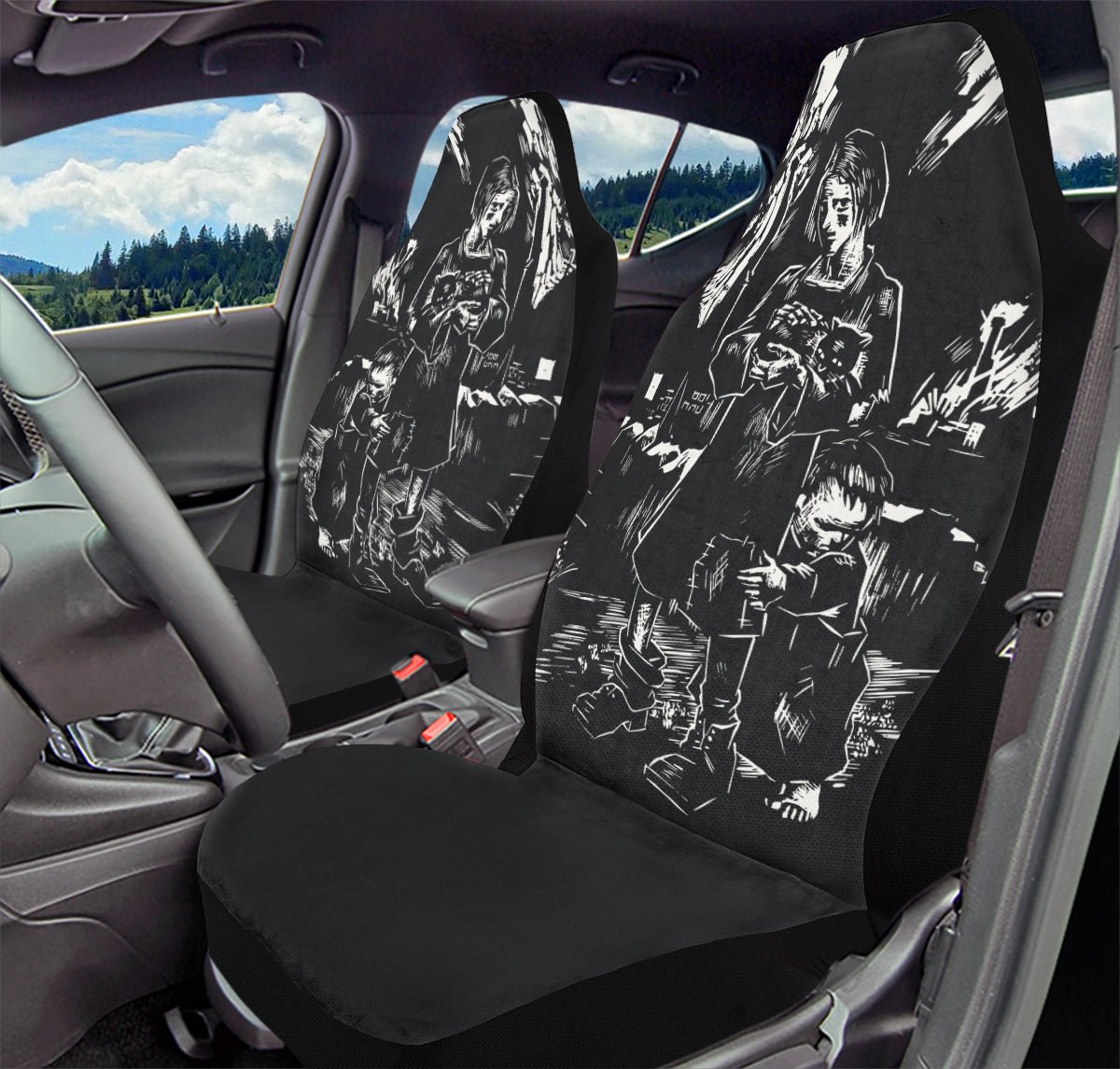 After the Fire Survival is Defiance Car Seat Cover - Jaded Lament