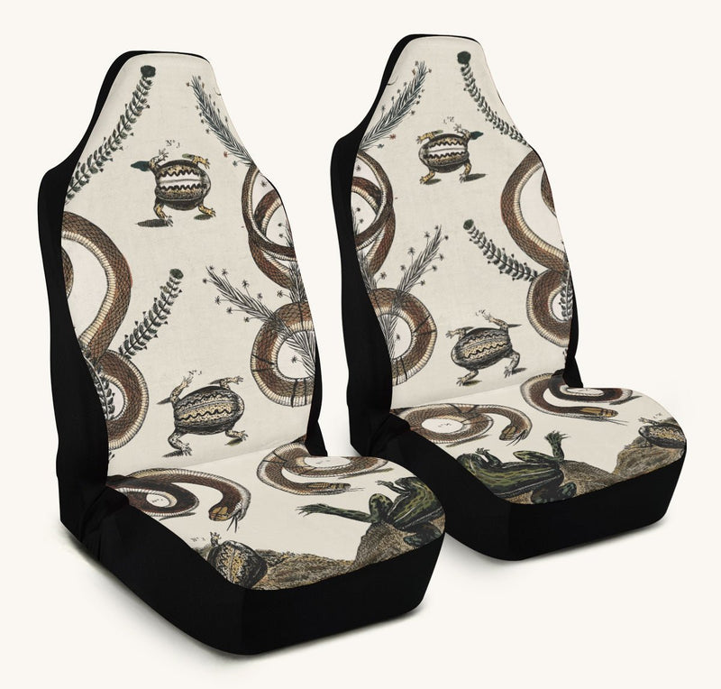 An Arrangement of Frogs and Snakes Car Seat Cover - Jaded Lament