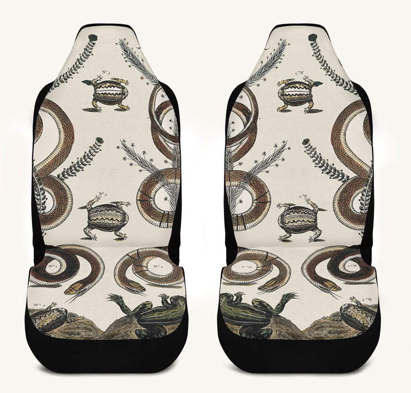An Arrangement of Frogs and Snakes Car Seat Cover - Jaded Lament