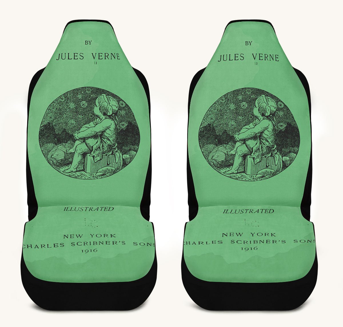 Beneath The Green Silence Car Seat Cover - Jaded Lament