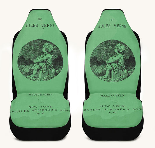 Beneath The Green Silence Car Seat Cover - Jaded Lament