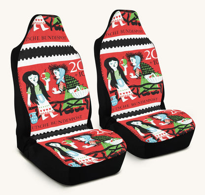 Beneath The Red Canopy Car Seat Cover - Jaded Lament