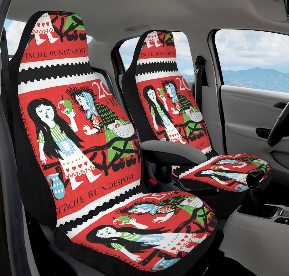 Beneath The Red Canopy Car Seat Cover - Jaded Lament