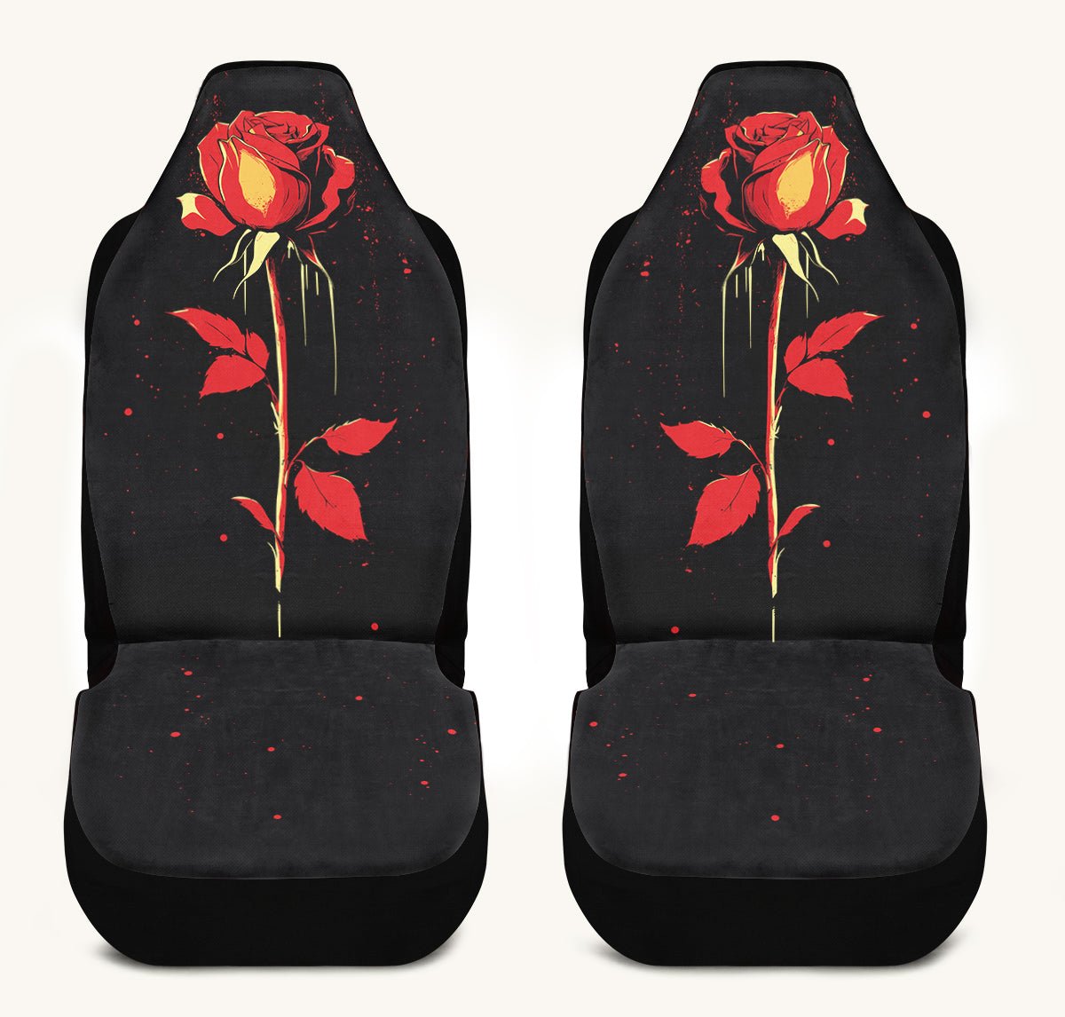 Bleeding Rose Car Seat Cover - Jaded Lament