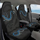 Blue Snake Black Car Seat Cover - Jaded Lament