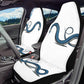 Blue Snake White Car Seat Cover - Jaded Lament
